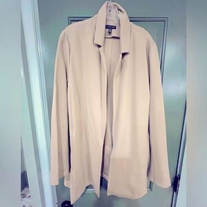 Eileen Fisher Open Front Jacket Camel